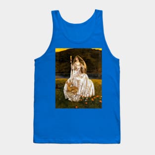 The Damsel of the Lake, Called Nimue the Enchantress - Frank Cadogan Cowper Tank Top